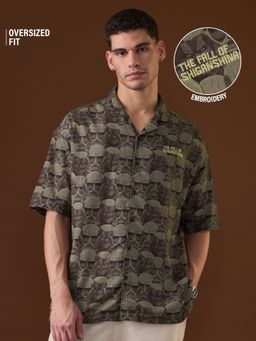 The Souled Store - Official Attack On Titan Men Oversized Shirt