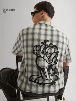 The Souled Store - Official Garfield Vibe Men Oversized Shirt