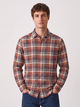 Pepe Jeans - Men Brown Full Sleeves Checks Shirt