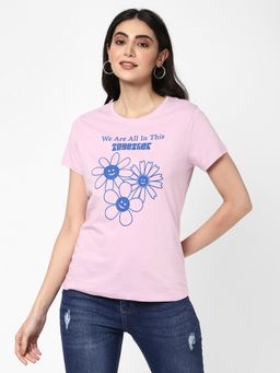 R&B - Lavender Graphic Regular T-Shirt