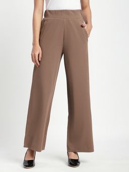 R&B - Solid Relaxed Brown Pant