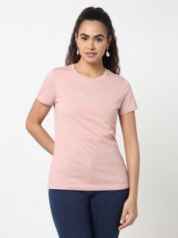 R&B - Pink Typographic Relaxed T-Shirt