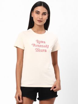 R&B - Pink Typographic Regular T-Shirt