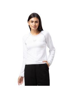 Being Human - White Cotton Long Sleeve T-Shirt