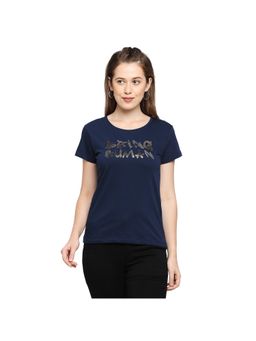 Being Human - Navy Blue Easy Fit Cotton T-Shirt