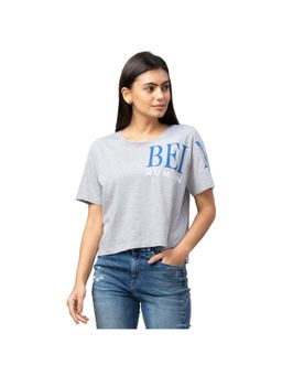 Being Human - Grey Boxy Fit Cotton T-Shirt