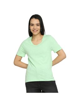 Being Human - Green Semi Fit Cotton T-Shirt