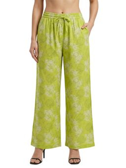 Bonjour - Yellow Floral Printed Palazzo Pant
