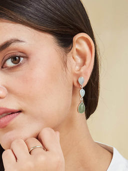 Fabindia - Multi-Color Stone Dangler Earrings