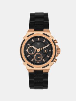 Mont Neo - Men Black Chronograph Stainless Steel Watch 1033C-M3304 (M)