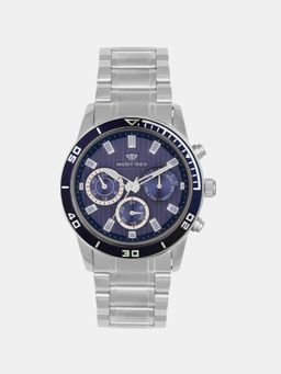 Mont Neo - Men Blue Chronograph Stainless Steel Watch 1036C-M1505 (M)