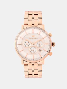 Mont Neo - Men Quartz Silver Dial Chronograph Metal Watch 1055C-M3303 (M)