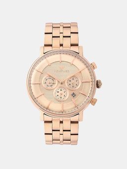 Mont Neo - Men Quartz Rose Gold Dial Chronograph Metal Watch 1055C-M3307 (M)