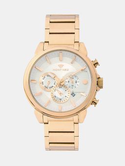 Mont Neo - Men Quartz Silver Dial Multi-Function Metal Watch 1058M-M3303 (M)