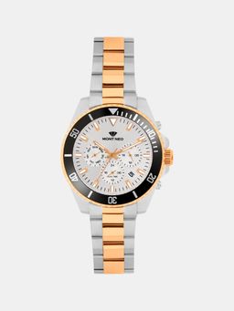 Mont Neo - Men Quartz Silver Dial Analog Stainless Steel Watch 3508M-M1303 (M)