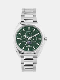 Mont Neo - Men Quartz Green Dial Analog Stainless Steel Watch 3514M-M1114 (M)