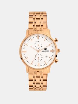 Mont Neo - Men Quartz White Dial Multi-Function Stainless Steel Watch 3515E-M3303 (M)