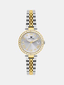 Mont Neo - Women Quartz Silver Dial Analog Stainless Steel Watch 4505E-M1203 (M)