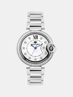 Mont Neo - Women Quartz Silver Dial Analog Metal Watch 4510B-M1103 (M)