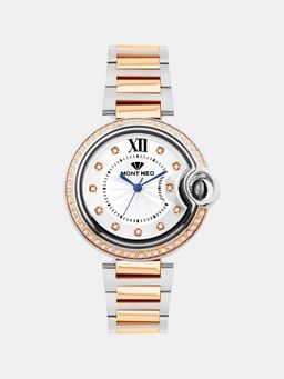 Mont Neo - Women Quartz Silver Dial Analog Metal Watch 4510B-M1303 (M)