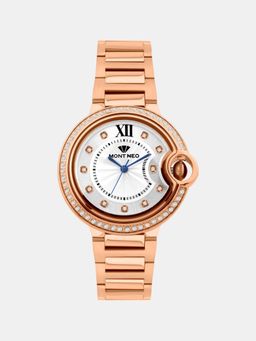 Mont Neo - Women Quartz Silver Dial Analog Metal Watch 4510B-M3303 (M)