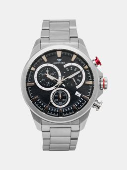 Mont Neo - Classic Black Chronograph Men Stainless Steel Watch 7011M-M1104 (M)