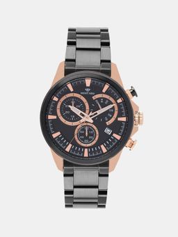 Mont Neo - Refined Black Chronograph Men Stainless Steel Watch 7011M-M3404 (M)