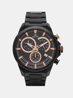 Mont Neo - Modern Black Chronograph Men Stainless Steel Watch 7011M-M4404 (M)