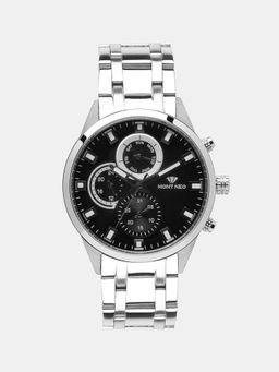 Mont Neo - Bold Black Chronograph Men Stainless Steel Watch 7013C-M1104 (M)