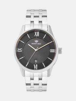 Mont Neo - Men Quartz Black Dial Analog Metal Watch 7019E-M1104 (M)