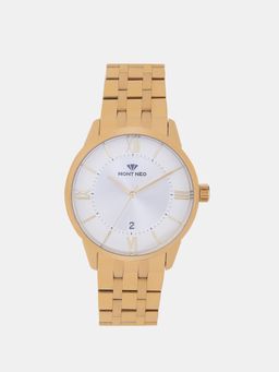Mont Neo - Men Quartz Silver Dial Analog Metal Watch 7019E-M2203 (M)