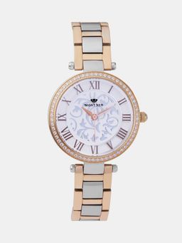 Mont Neo - Women Quartz Silver Dial Analog Metal Watch 7503T-M1303 (M)