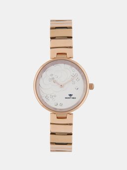 Mont Neo - Women Silver Analog Stainless Steel Watch 7504B-M3303 (M)