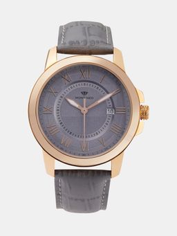 Mont Neo - Men Quartz Grey Dial Analog Leather Watch 8002E-L3315 (M)