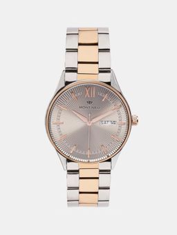 Mont Neo - Sophisticated Grey Analog Men Stainless Steel Watch 8007T-M1315 (M)