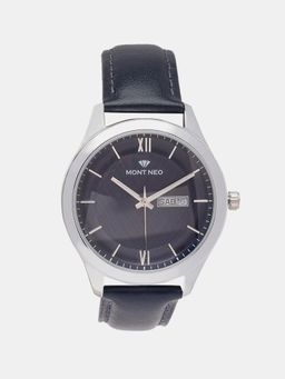 Mont Neo - Vibrant Blue Analog Men Leather Watch 8009D-L1105 (M)