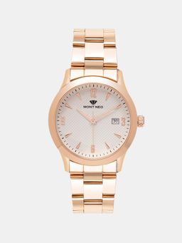 Mont Neo - Women White Dial Analog Stainless Steel Watch 8010E-M3303 (M)
