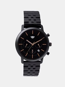 Mont Neo - Men Quartz Black Dial Multi-Function Metal Watch 8012C-M4404 (M)