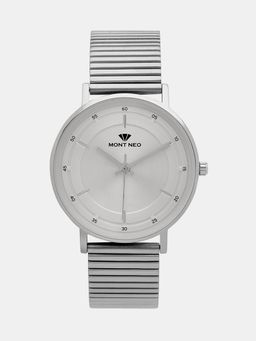 Mont Neo - Men Quartz Silver Dial Analog Metal Watch 8013T-B1103 (M)