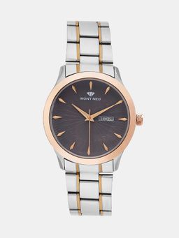 Mont Neo - Men Quartz Grey Dial Analog Metal Watch 8014D-M1315 (M)