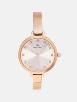 Mont Neo - Charming Rose Gold Analog Women Stainless Steel Watch 9004T-M3307 (M)