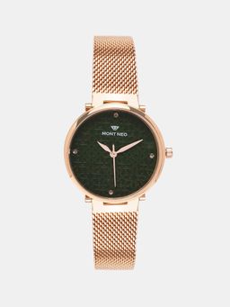 Mont Neo - Women Green Analog Stainless Steel Watch 9006T-B3314 (M)