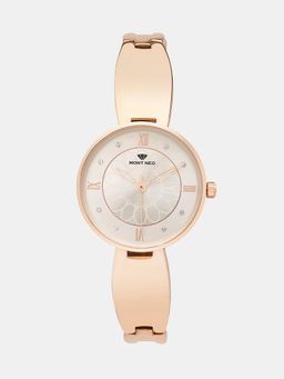 Mont Neo - Women Quartz Silver Dial Analog Metal Watch 9008T-M3303 (M)