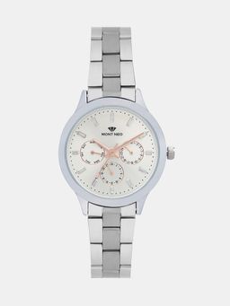 Mont Neo - Women Quartz Off White Dial Chronograph Metal Watch 9009M-M1103 (M)