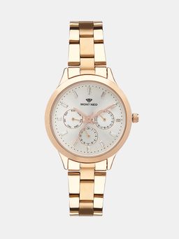 Mont Neo - Women Quartz Silver Dial Chronograph Metal Watch 9009M-M3303 (M)