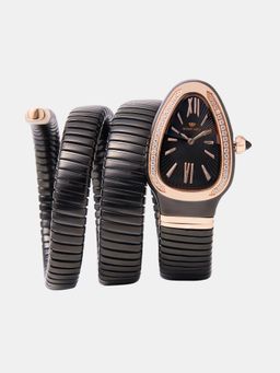 Mont Neo - Kai Quartz Women Black Dial Analog Stainless Steel Watch 9011B-M4304 (M)