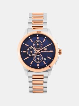 Mont Neo - Men Quartz Blue Dial Analog Stainless Steel Watch G1051M-M1305 (M)