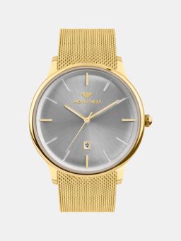 Mont Neo - Men Quartz Silver Dial Analog Mesh Watch G1052E-B2203 (M)