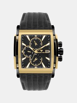 Mont Neo - Men Quartz Black Dial Multi-Function Leather Watch G1057M-L4203 (M)