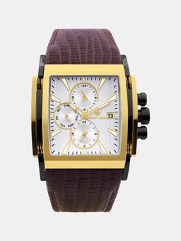 Mont Neo - Men Quartz Silver Dial Multi-Function Leather Watch G1057M-L4204 (M)